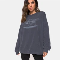 jessic women angle print hoodies casual loose oversize long sleeve sweatshirts 2021 autumn winter fashion streetwear outfit