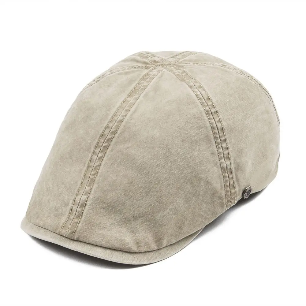 

VOBOOM Washed Cotton Flat Cap Men Newsboy Caps Cabbie Hat Male Ivy Flat Hat Lightweight Gatsby Beret Driver Boina 157
