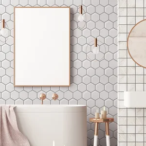 Самоклеящаяся 3D панель Funlife, виниловые обои, водостойкие, для украшения стен в ванной