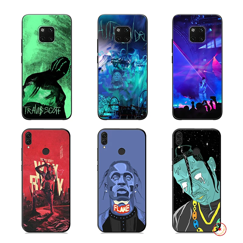 travis scott Astroworld Soft Silicone Case for Huawei Mate 30 20 10 Lite Pro Honor Nova 3 3i 4 5i |
