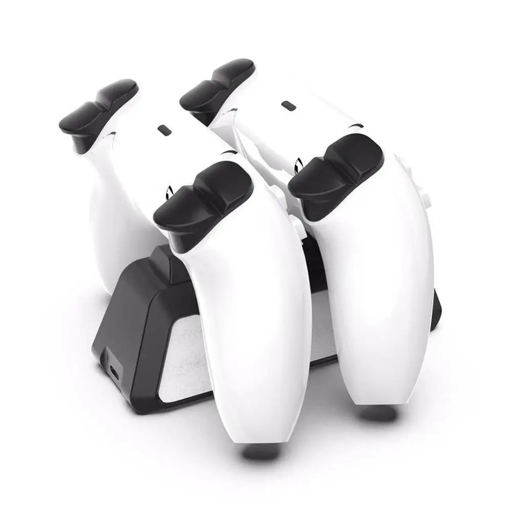 dual fast charger for ps5 wireless controller usb type c charging cradle dock station for sony ps 5 joystick gamepad accessories free global shipping