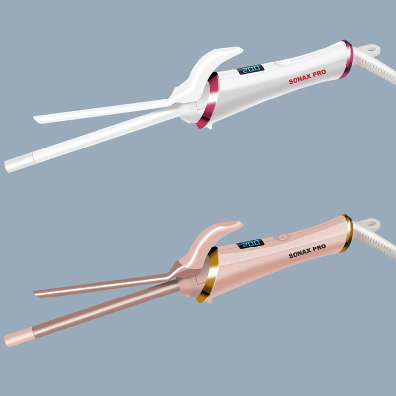 

Щипцы для завивки волос SONAX PRO, электрическая плойка с цифровым дисплеем, американская вилка, для укладки волос