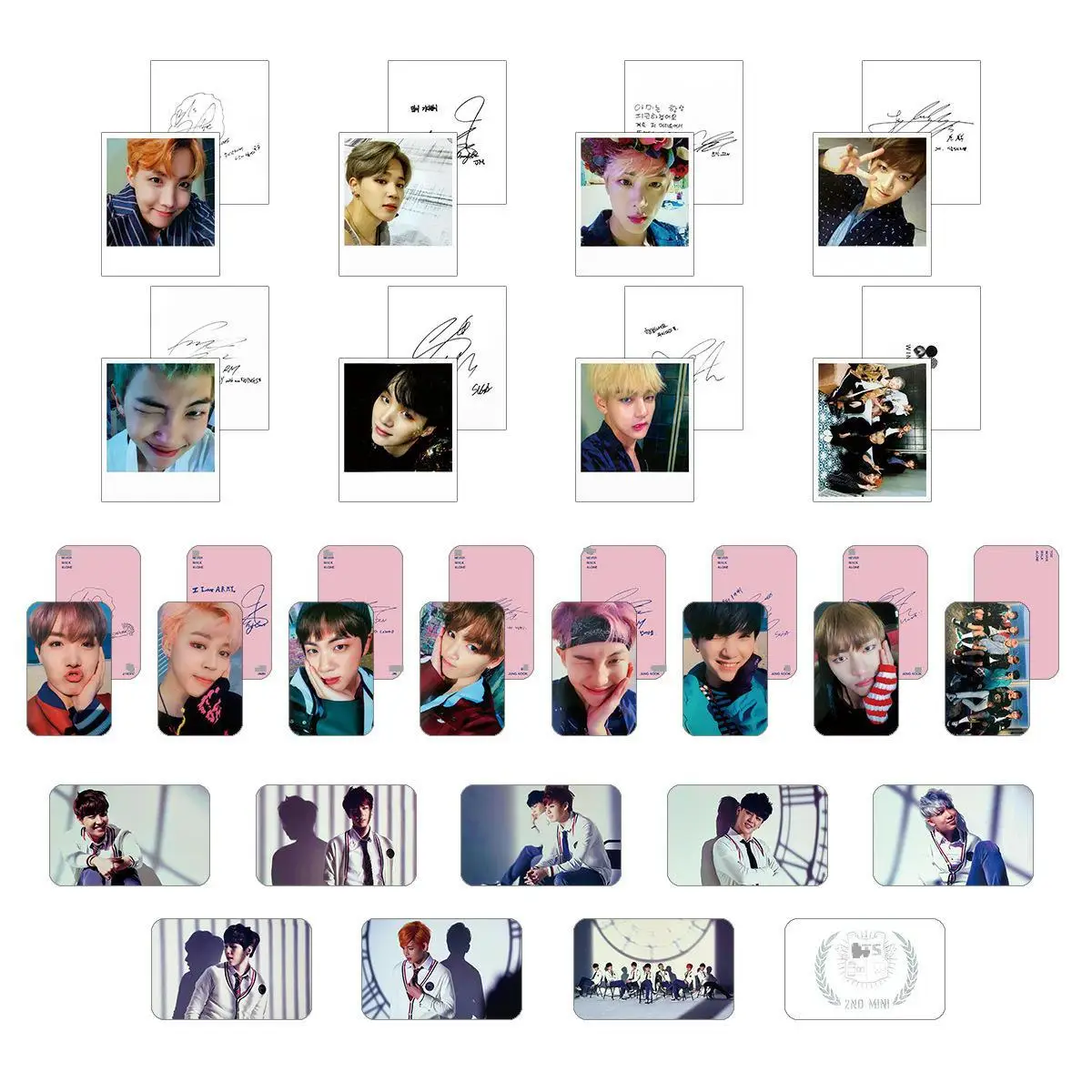 

KPOP Bangtan Boys album wings LOMO Photo Card High Quality Photo Card Polaroid Postcard Cosplay gift JIMIN V SUGA JK collection