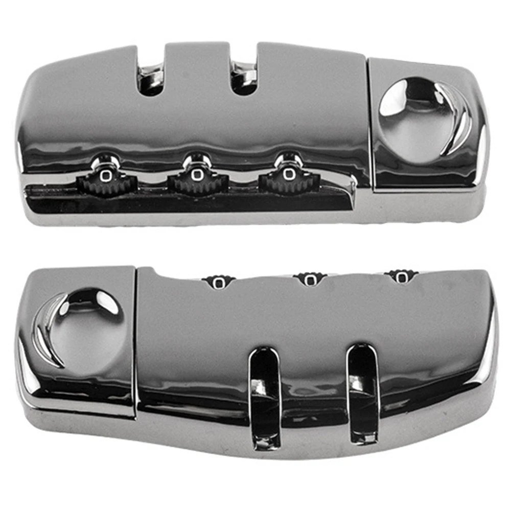 3 цифр Комбинации навесной замок для чемодана прикручиваемая цилиндрическая