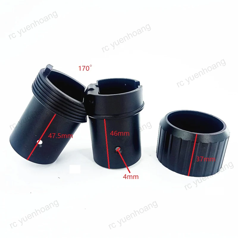 

1PC Aluminum Alloy Thread Folding Arm 40mm 90/170 Folded Parts Carbon Tube Clip Clamp Fixture Joint Connector for RC Plant UAV