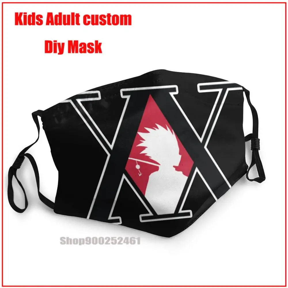 

Hunter X Hunter DIY masque de protection lavable face mask washable mouth mask cotton mascarillas de tela lavables con filtro