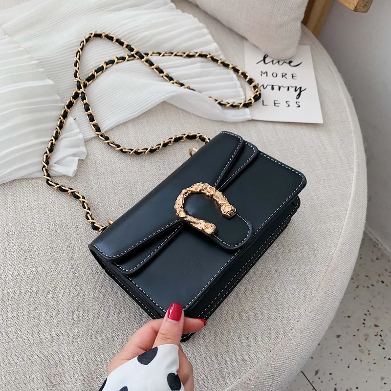 JIULIN New Chic Chain Small Square Bag Korean Version Baitao Yang Qi Single Shoulder Slant | Багаж и сумки
