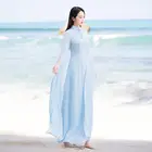 Длинное платье Ципао в китайском стиле, с воротником-стойкой, сексуальный плащ