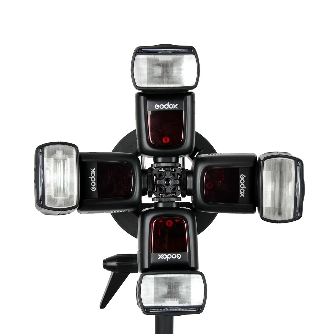 Универсальный адаптер Godox S-FA на четыре вспышки для фотостудии крепление-адаптер