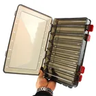 Коробка для рыболовных снастей, 14 отделений, 18,5*27,5*5, двусторонняя, пластиковая