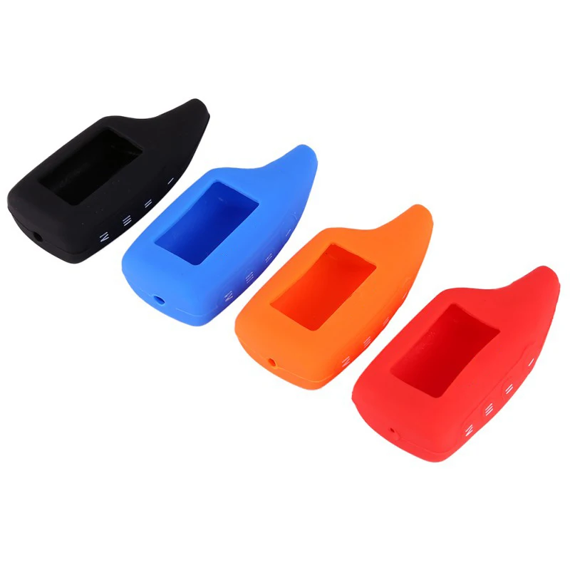 Two Way Car Alarm Silicone Case For Scher-Khan Magicar 5 6 LCD Remote Only fit Scher khan M5 Key Cover New | Автомобили и