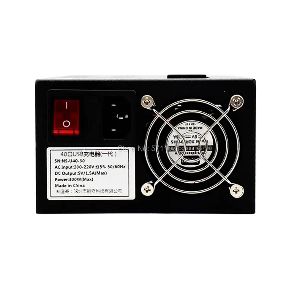 Зарядное устройство USB 300 Вт 40 портов зарядная станция зарядное с функцией