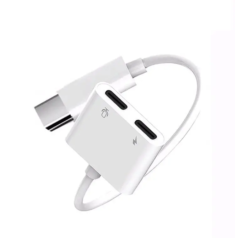 

Type-c earphone patch cord 3.5mm adapter tpc sound card charging two-in-one adapter is suitable for Huawei