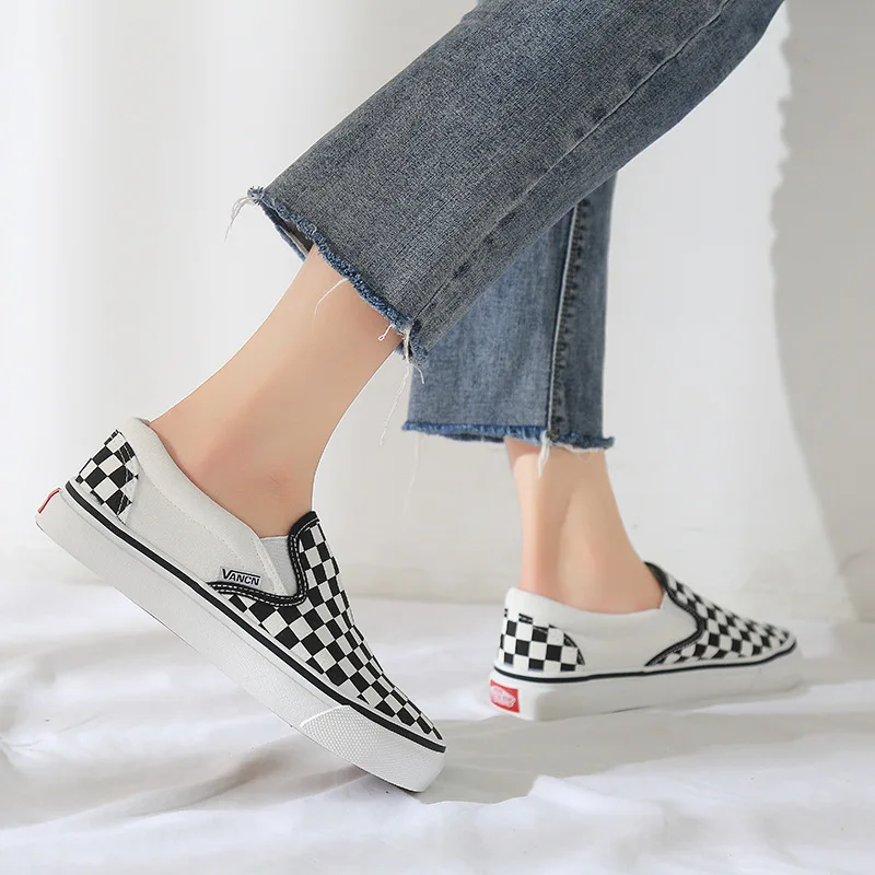 Женская парусиновая обувь на плоской подошве Кроссовки для скейтбординга Сезон