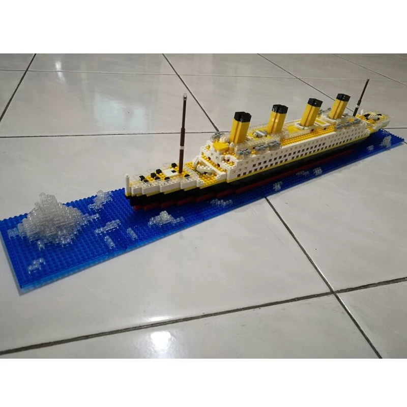 3D Модель YZ 66503 из фильма Титаник корабль лодка Iceverg сделай сам 1860 шт. маленькие