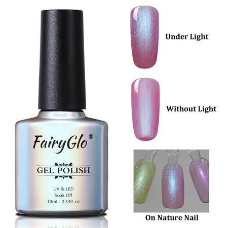 9522 FairyGlo 10 мл Гель-лак для ногтей жемчужный Блестящий УФ-Гель-лак замачиваемый долговечный дизайн ногтей Гель-лак Гибридный лак - Цвет: 9522