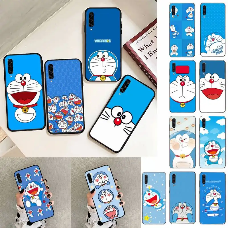 

FHNBLJ Cartoon Anime Doraemon Phone Case For Samsung Galaxy A30 A20 S20 A50S A30S A71 A10S A6 plus Fundas Coque