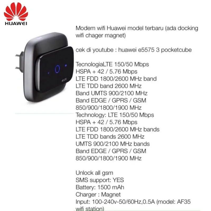 Разблокированный новый оригинальный Huawei E5575s 210 4G беспроводной Wi Fi роутер