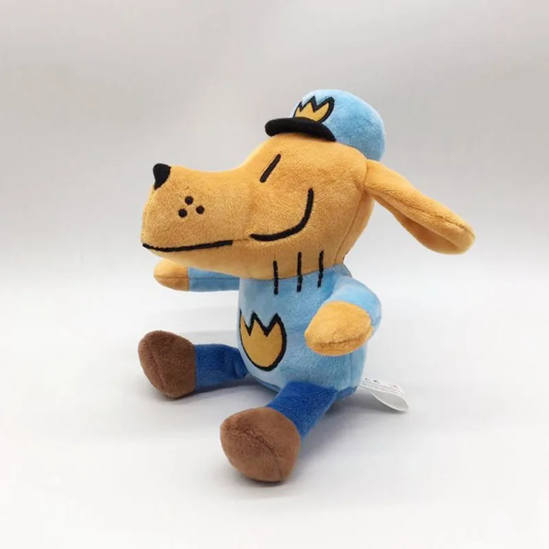 Новинка мягкая плюшевая полиция Petey 18 см мультяшное животное собака Мужская