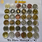 Новые биткоиновые монетыэфириум, металлические сувениры для дома, коллекционные монеты, криптовалюты, металлические золотые криптовалюты, подарочные монеты для коллекционеров