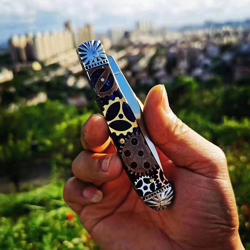 Карманный нож для выживания на открытом воздухе портативный карманный высокой