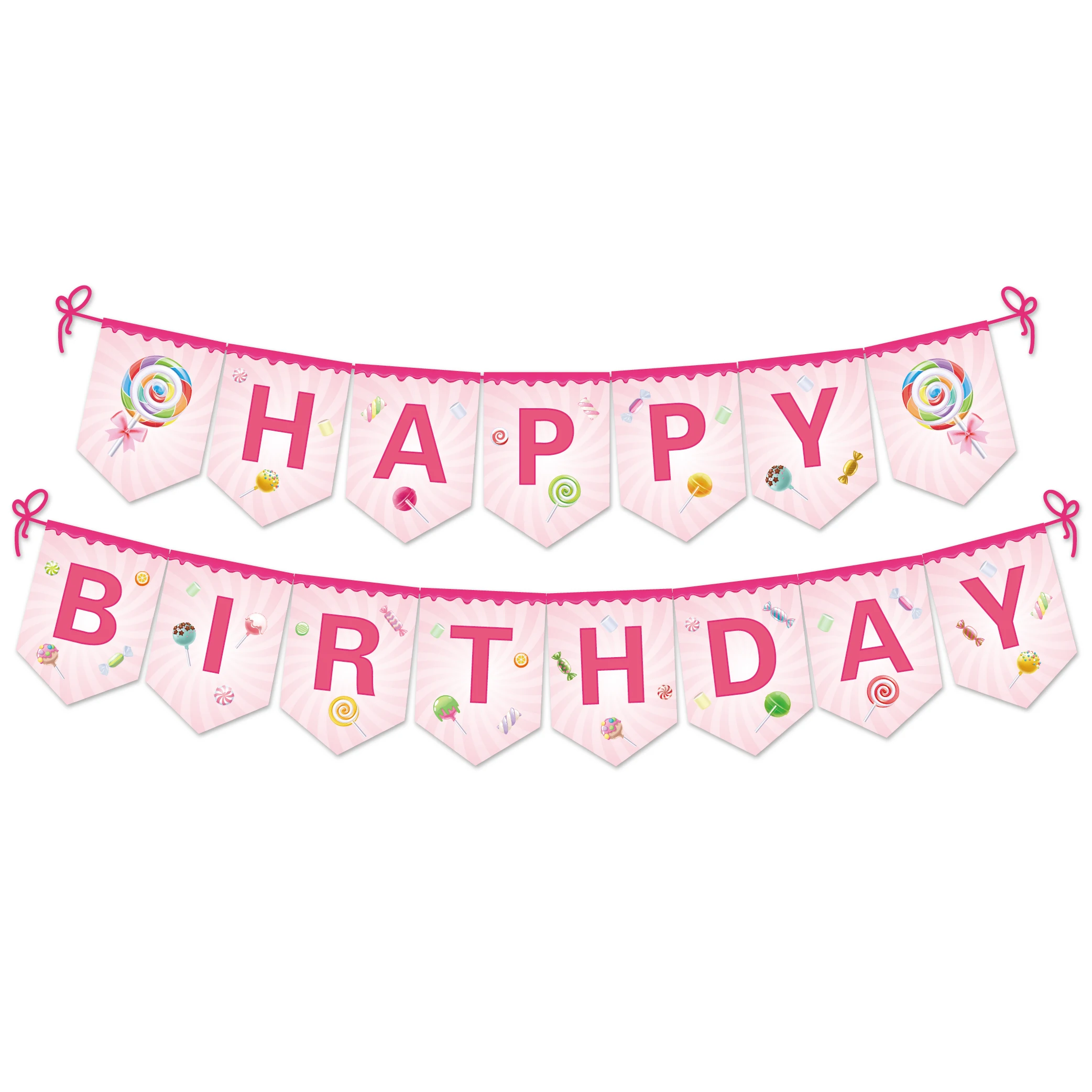 Сладкий Леденец тематическая вечеринка на день рождения украшения Розовый сахар