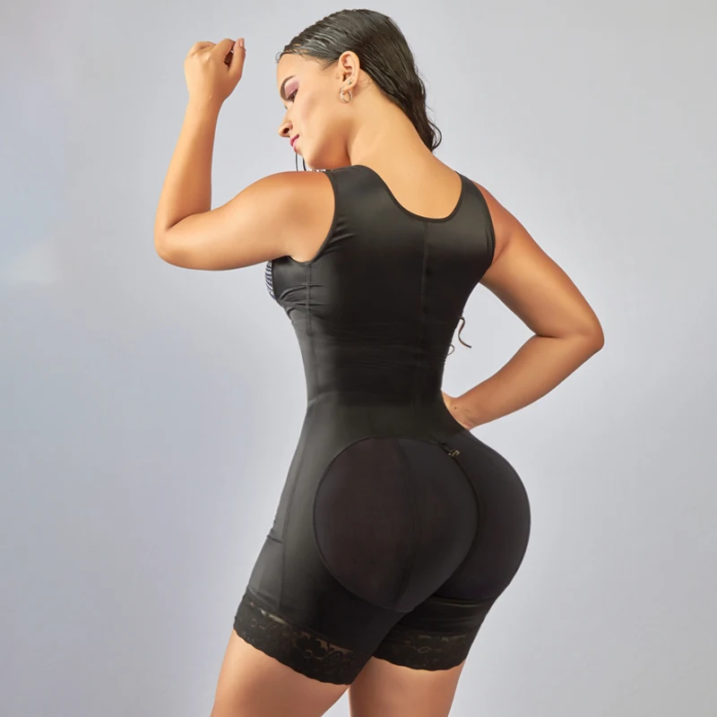 Women'S Double-Breasted Wide-Shoulder Straps Glossy Body Shaper Slimming Shorts Body Shaper Women Women'S Home Wear Slimming Cor