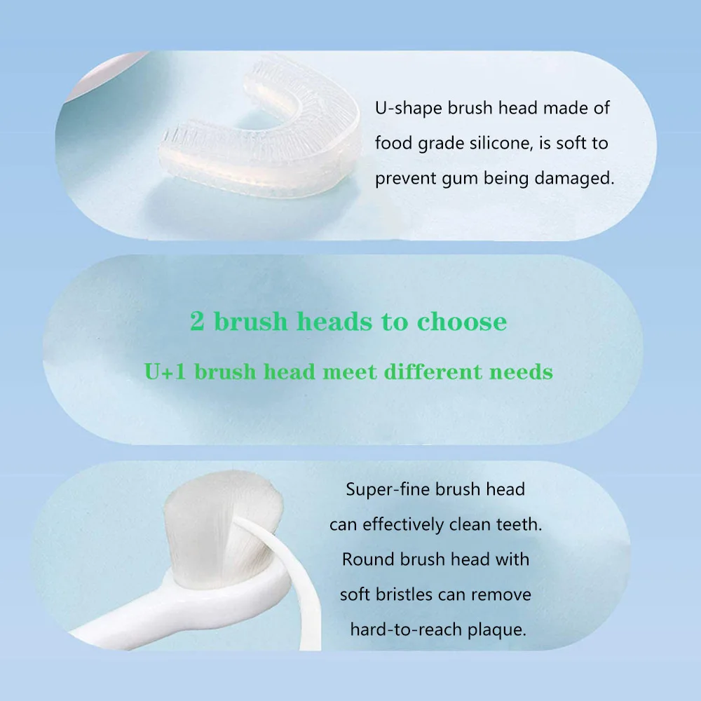 Детская электрическая зубная щетка с милым мультяшным рисунком безопасная