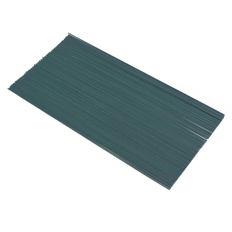 40cm-20pcs 20 штук 15/25/40 см Железная проволока искусственные зеленые стебель цветка ручной работы DIY Цветочный заглушки стеблей Материал аксессуары свадебный цветок декор - Цвет: 40cm-20pcs