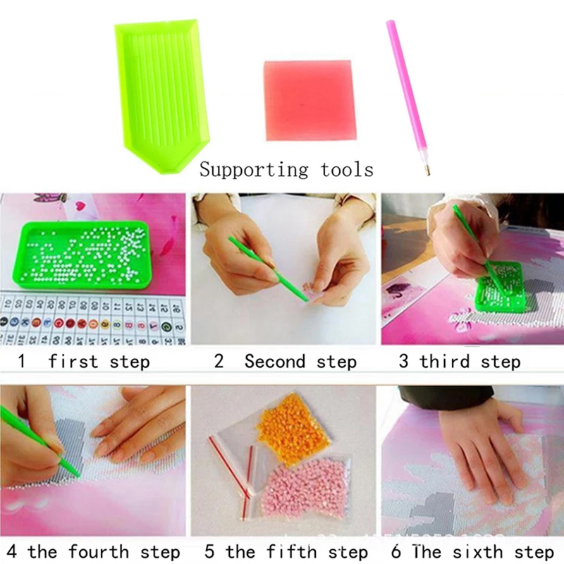 Набор для алмазной живописи сделай сам картина с изображением павлина магнолии