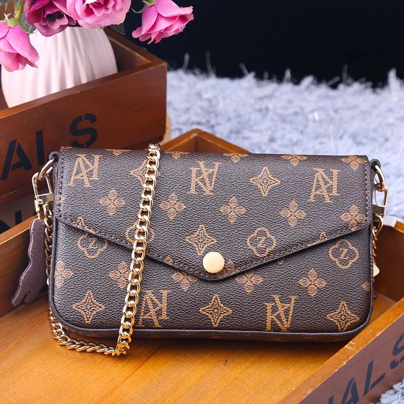 

Genuine Leather Flap Bags for Women 2021 New Designer Bags Luxury Handbags Ladies Shoulder Messenger Chain Bag Luis Vuitto Bolsa