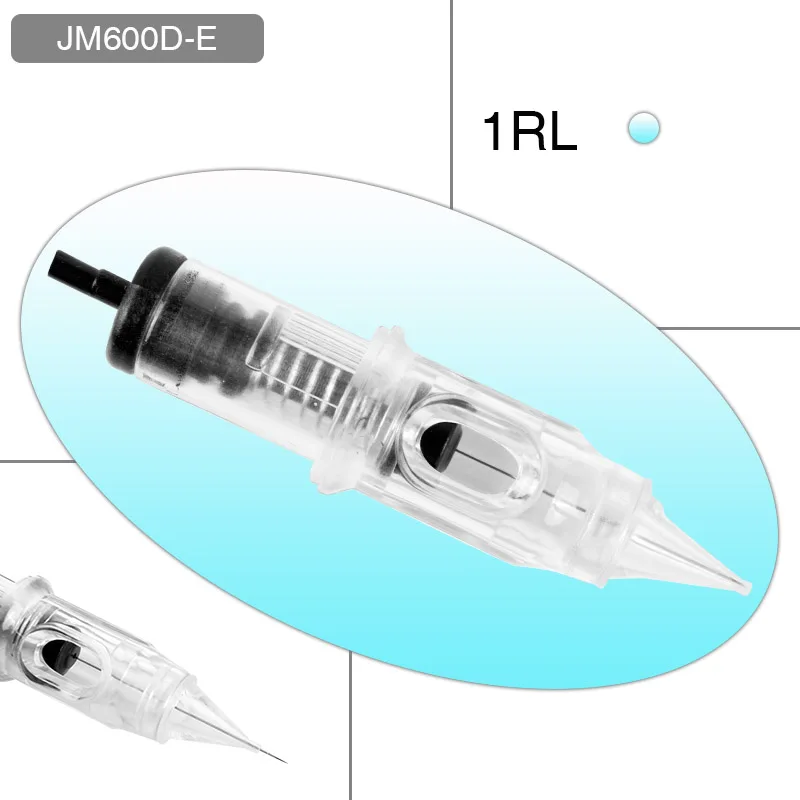 CHUSE 10 шт./лот JM600D E чистый Перманентный макияж 1RL стерилизованная татуировка для