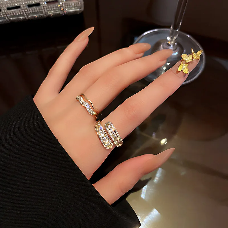 

Open ring contracted temperament ring fashion index finger ring female