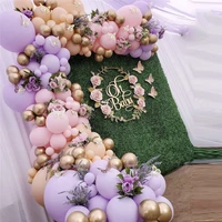 159pcs purple pink wedding balloon arch garland kit balloons set for birthday party decoration diy baby shower globos