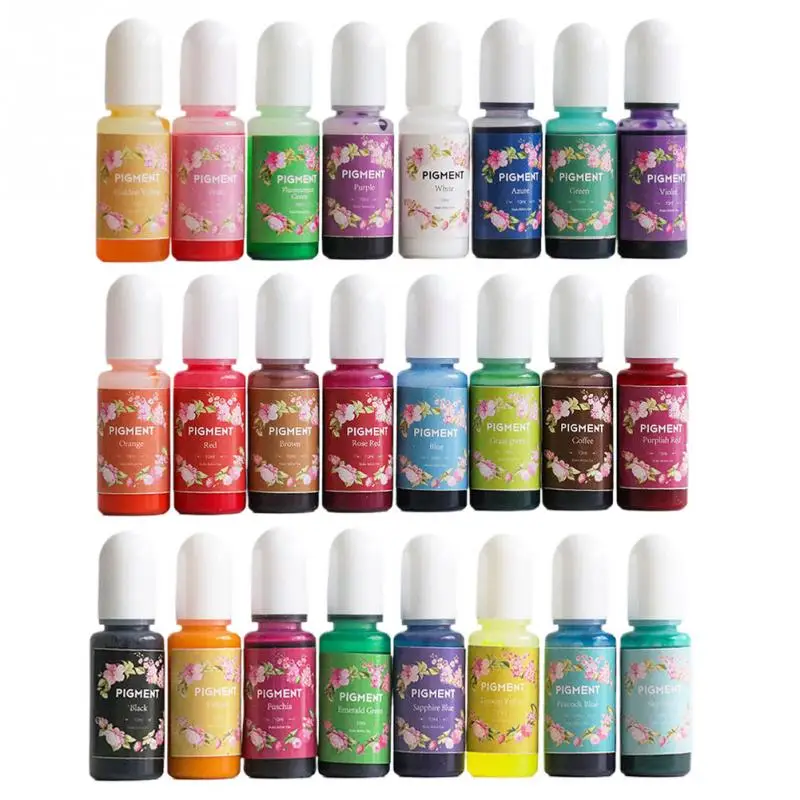 Ручной работы эпоксидные украшения делая смолы пигментных чернил Портативный