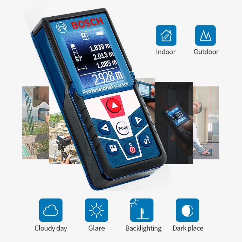 Лазерный дальномер Bosch инфракрасный ручной высокоточный лазерный измерительный