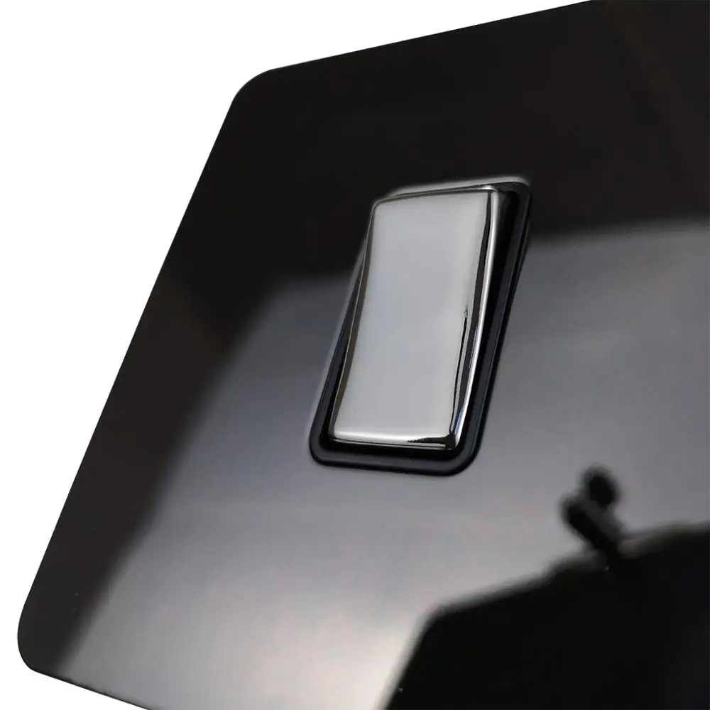Wallpad H6 1 Gang Way 2 настенный светильник переключатель ВКЛ. Черный никель нержавеющая