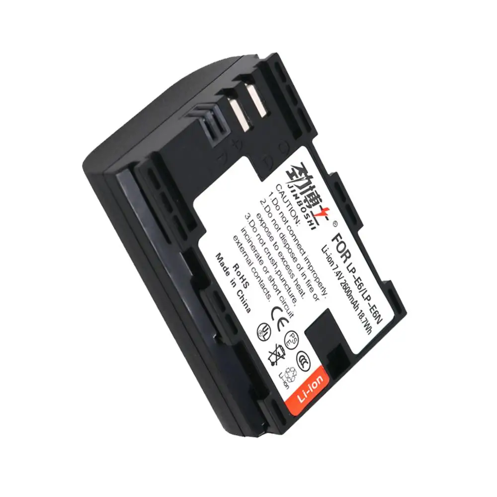 Аккумуляторы LPE6 LP E6 4 шт. 2600 мА/ч для Canon 5D Mark II III 7D 60D EOS 6D 80D и LP-E6 аксессуары canon |