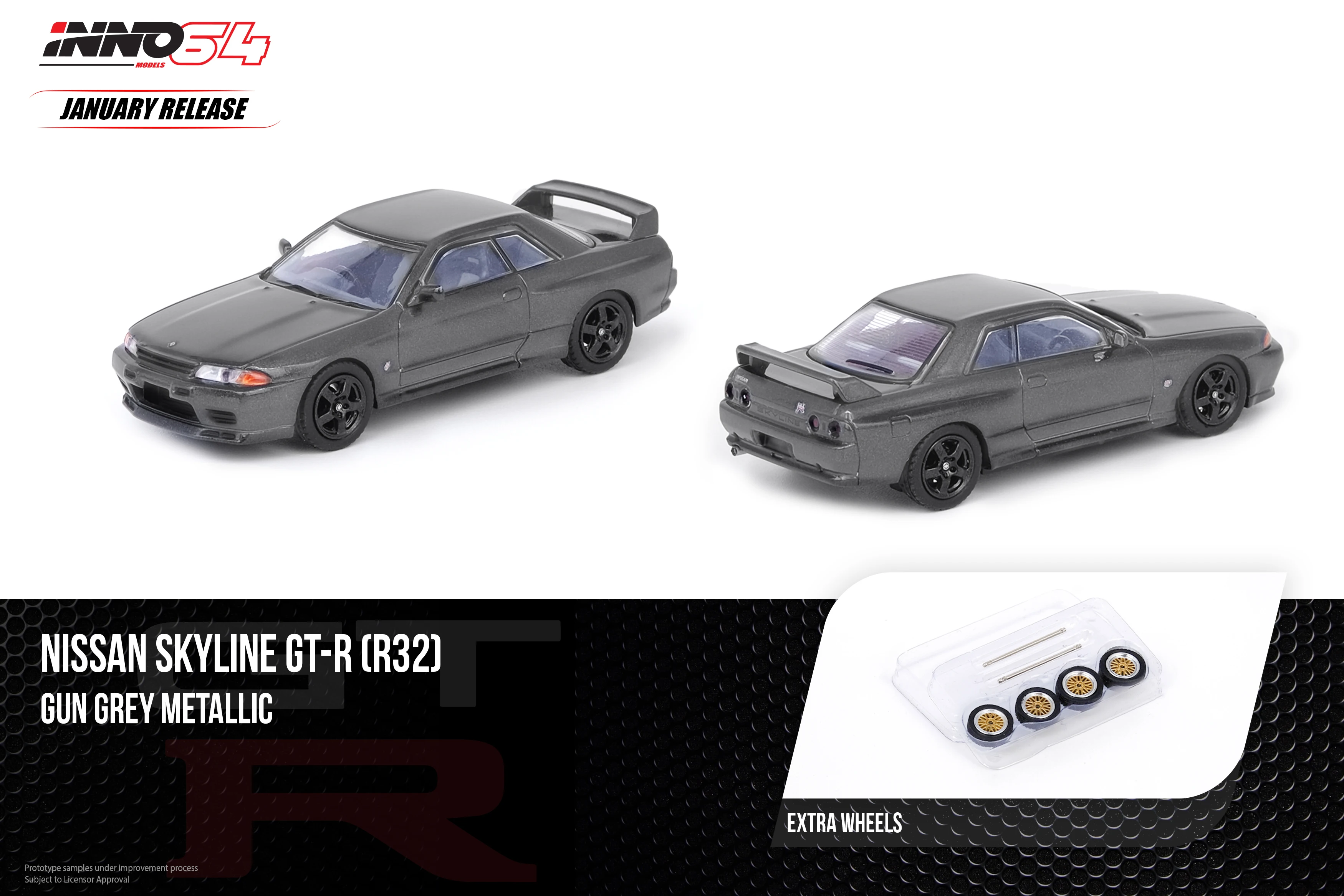 INNO автомобиля 1:64 ниссаны SKYLINE GT R R32 коллекция металлическая конструкция с литьем