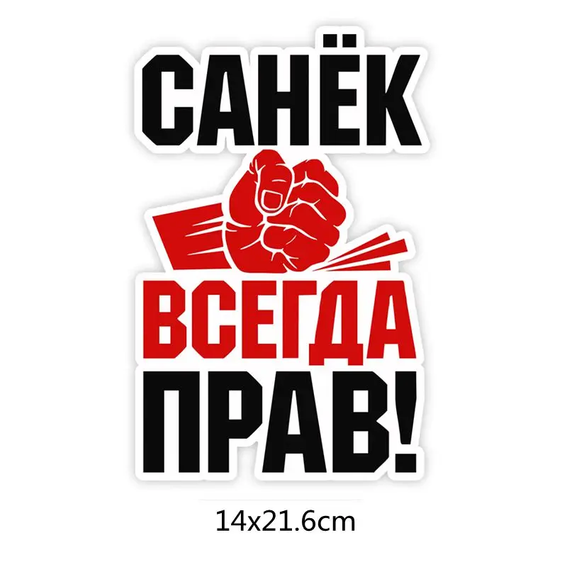 1793 B Colorful Three Ratels TZ-1793# 11x17см Роберт санек всегда прав! прикольные наклейки на авто наклейка на машину автонаклейка стикеры - Название цвета: 1793 B Colorful