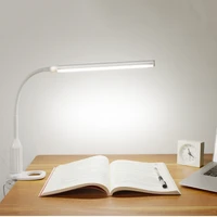led eye protection desk light usb stepless dimming tact switch type table clip lamps for student bedroom decorate study lighting