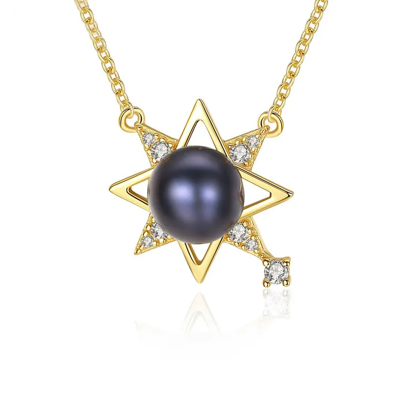 

Женское Ожерелье-цепочка из серебра 925 пробы с пресноводным жемчугом