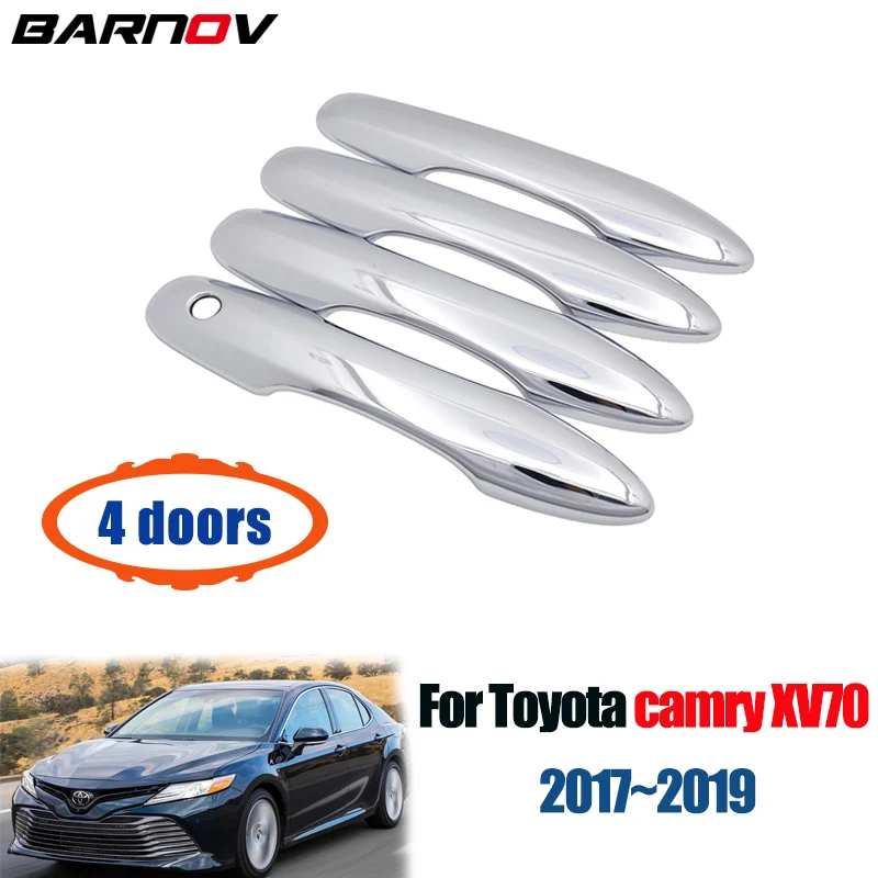 Для Toyota camry XV70 daihatsu altis 2017 ~ 2019 хром внешняя дверная ручка крышка наклейки на