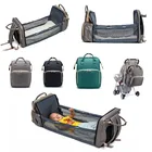 Портативный рюкзак для мамы, вместительная многофункциональная дорожная сумка для детских подгузников, для мам и малышей