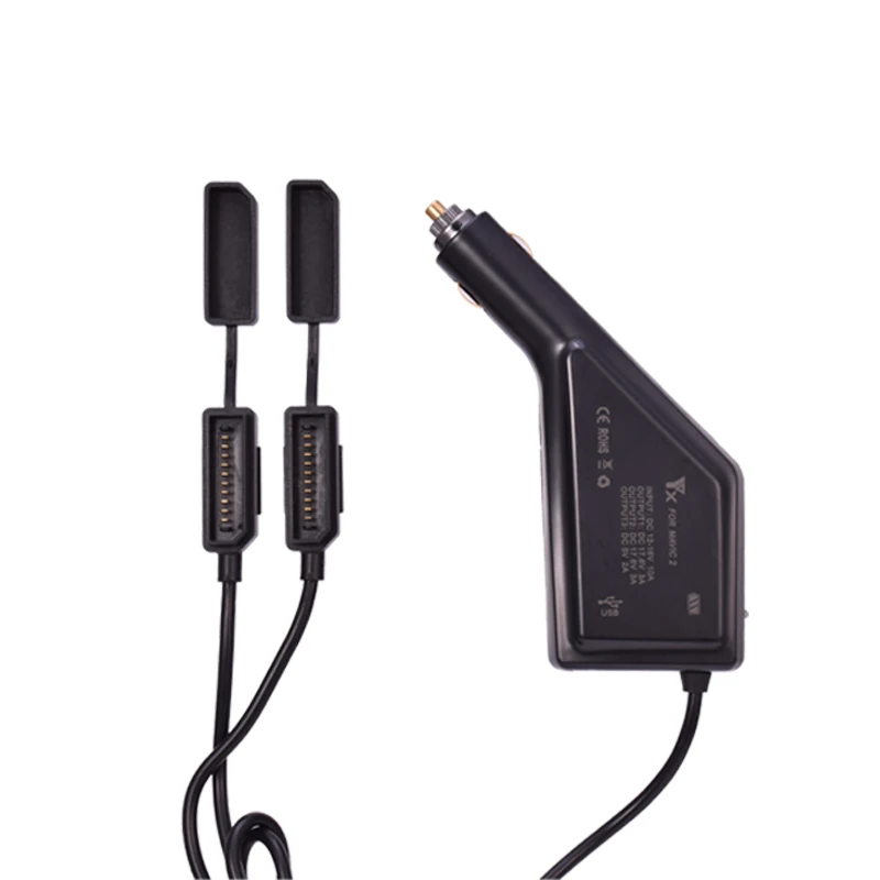 YX 2 в 1 Автомобильное зарядное устройство с USB портом зарядка аккумулятора для