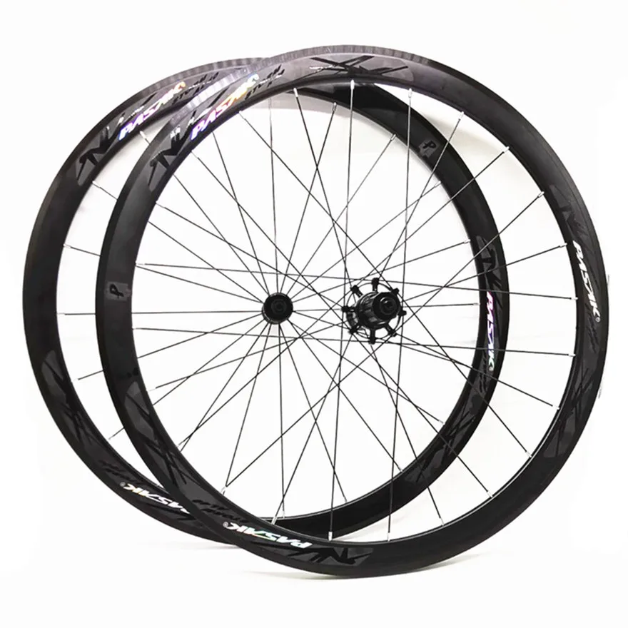 

Комплект колес для велосипеда 700C, комплект колес из алюминиевого герметичного подшипника C6.0, с V-образным тормозом, 40 мм, с круглыми спицами