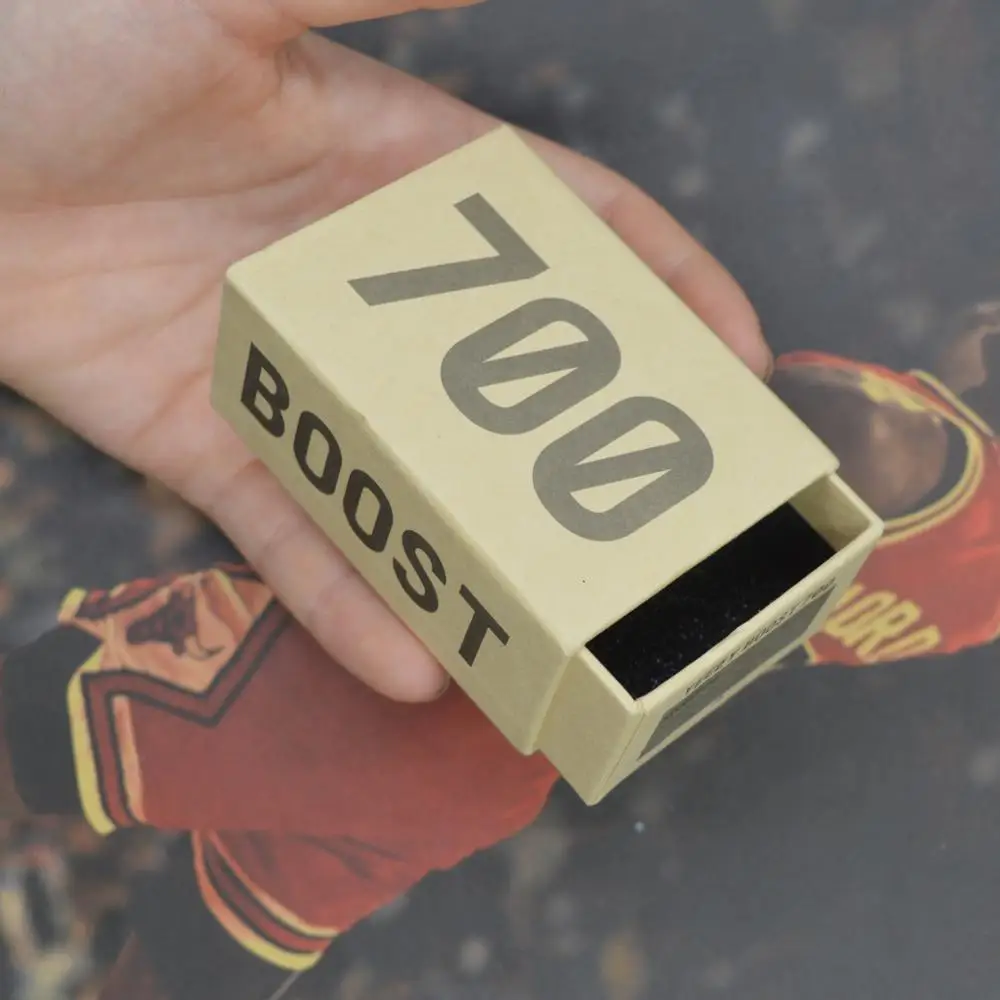 700 small box Дропшиппинг aj1 offwhite Chicago Unc брелок в виде кроссовка Air Jordan 1 3D мини-кроссовки, закрытая спортивная обувь брелок в виде кроссовка s - Цвет: 700 small box