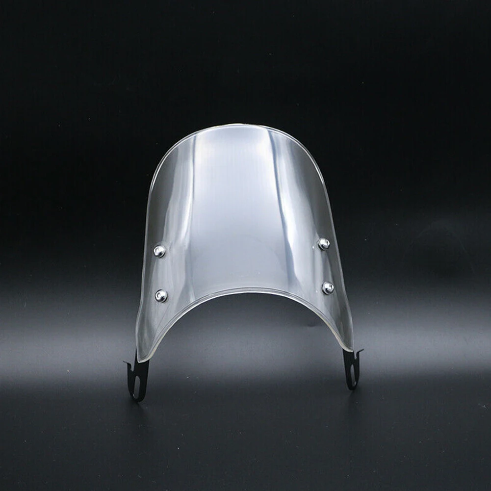 Universal Durable Solid Windshield Motorcycle Front Windproof Easy Install Cover Adjustable ABS For 5 To 7 Inch Headlights | Автомобили и