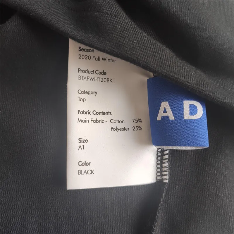 

ADER ERROR Ghost T-shirt Men Women 1:1 Best Quality Embroidered Badge Patch Pattern Adererror Tee ADER Tops