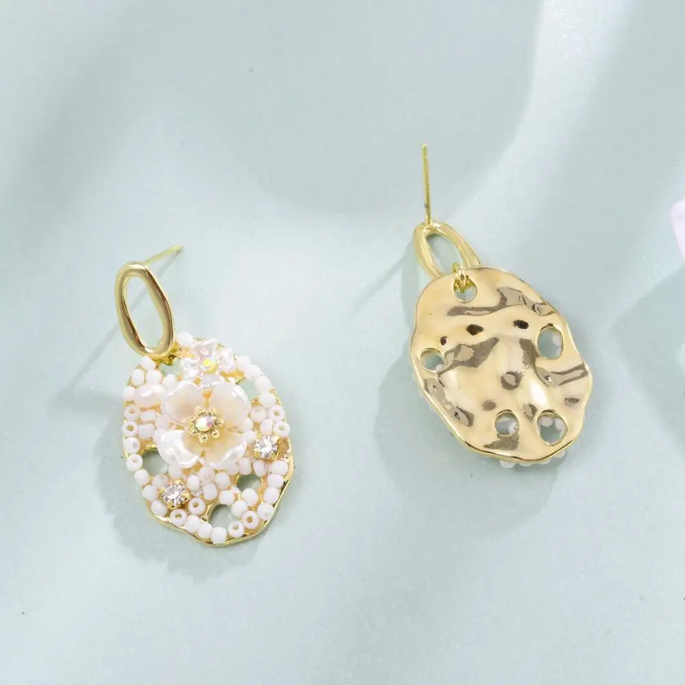 Женские Висячие серьги с барочным жемчугом нестандартные декоративные капельки